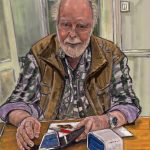 A painting of an older gentleman